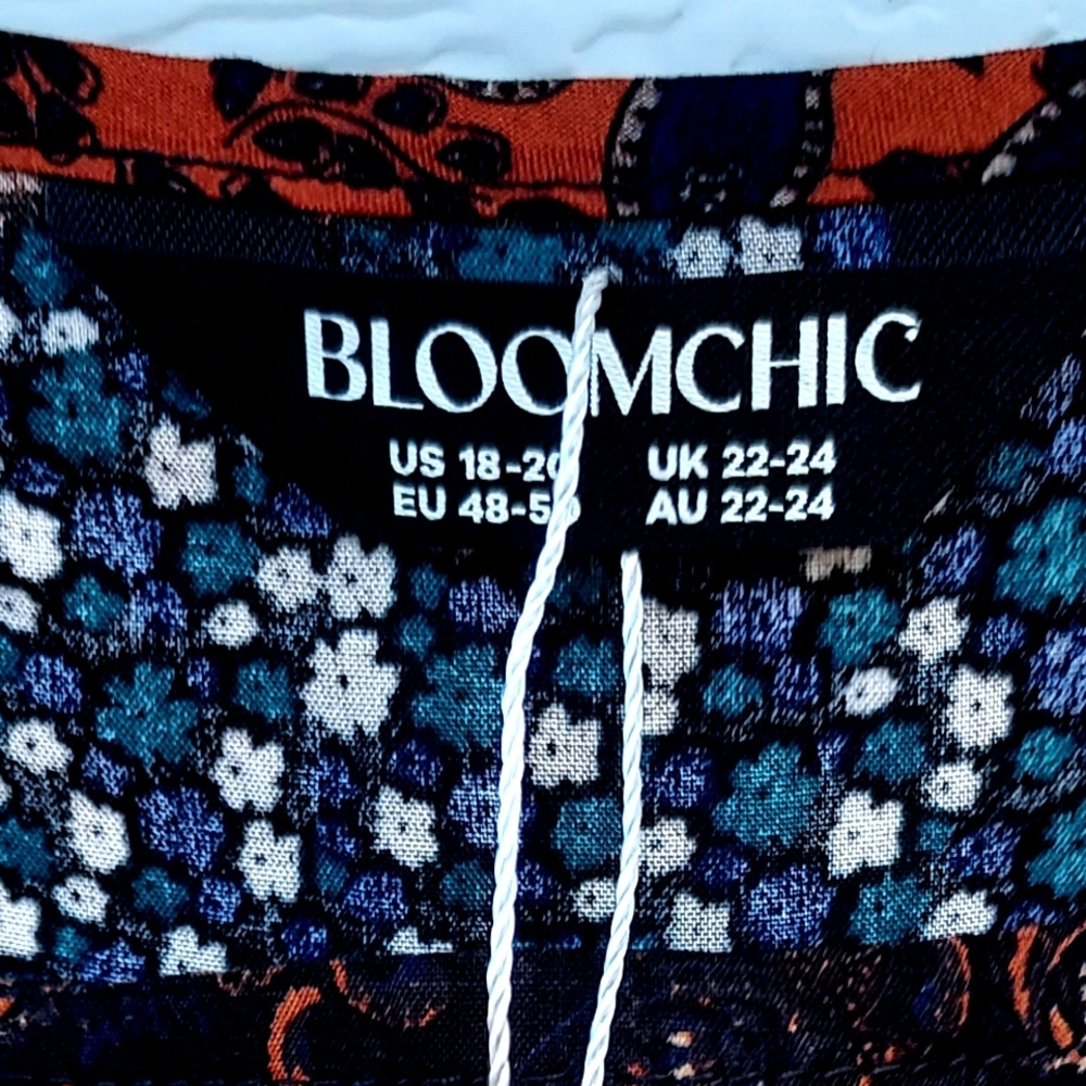 BloomChic Multicolor Patchwork Overall Jumpsuit N… - image 3